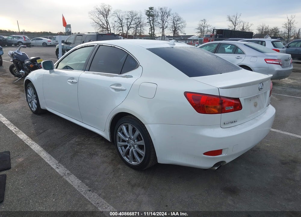 2007 LEXUS IS 250 VIN: JTHCK262372019795