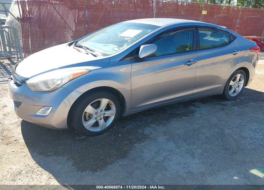 2013 HYUNDAI ELANTRA GLS VIN: KMHDH4AE5DU916582