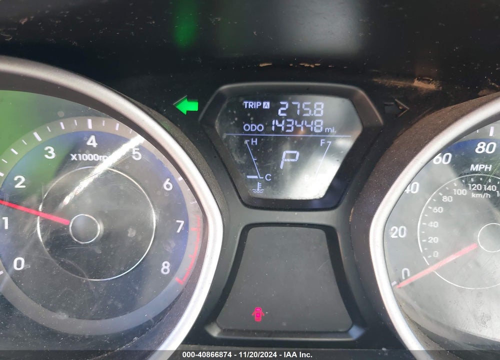 2013 HYUNDAI ELANTRA GLS VIN: KMHDH4AE5DU916582