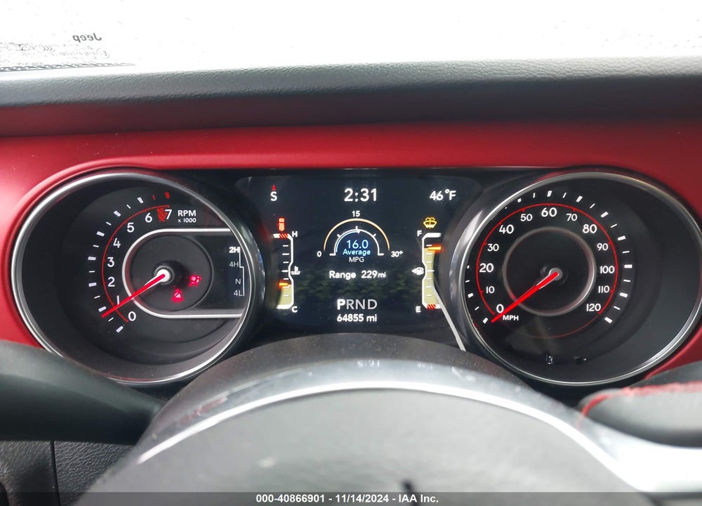 2019 JEEP WRANGLER UNLIMITED RUBICON 4X4 VIN: 1C4HJXFG4KW584481