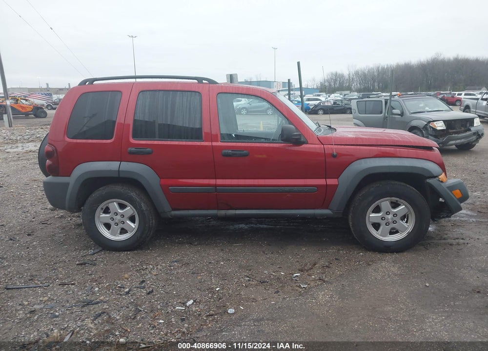 2007 JEEP LIBERTY SPORT VIN: 1J4GL48K57W685133