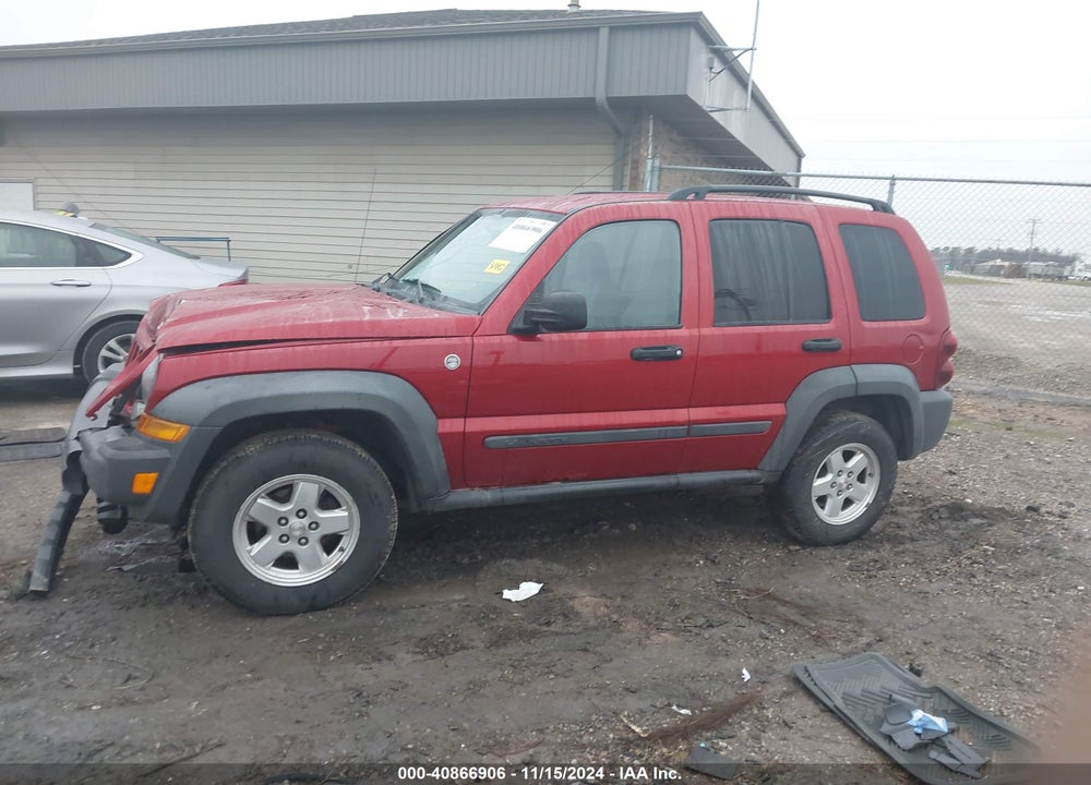 2007 JEEP LIBERTY SPORT VIN: 1J4GL48K57W685133