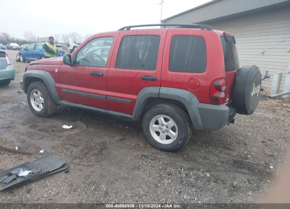 2007 JEEP LIBERTY SPORT VIN: 1J4GL48K57W685133