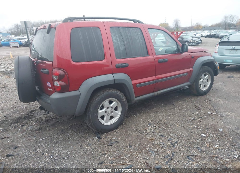 2007 JEEP LIBERTY SPORT VIN: 1J4GL48K57W685133