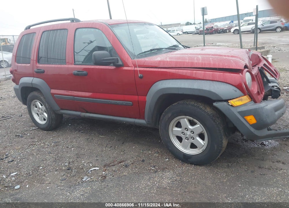 2007 JEEP LIBERTY SPORT VIN: 1J4GL48K57W685133