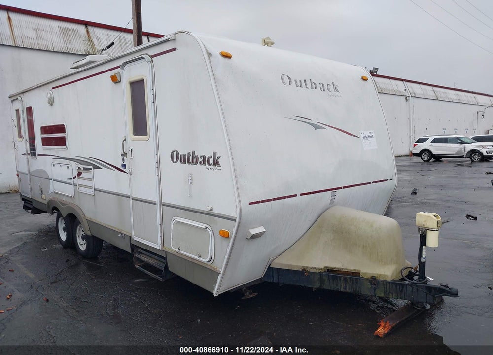 2007 KEYSTONE RV OUTBACK 25 RSS VIN: 4YDT25R247B450531