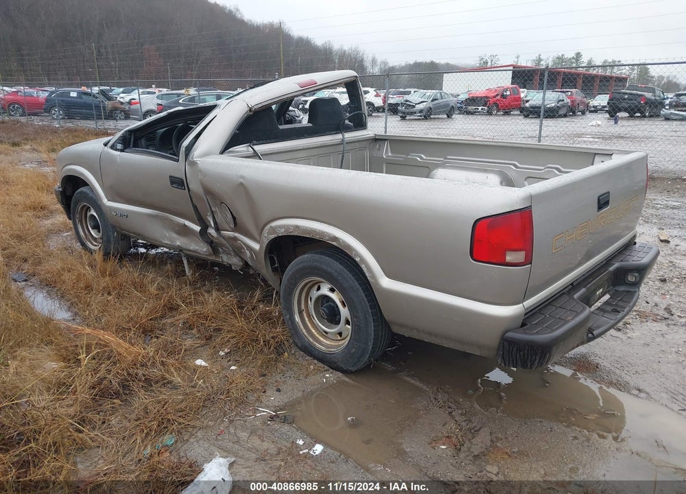 2001 CHEVROLET S-10 VIN: 1GCCS145X1K160623