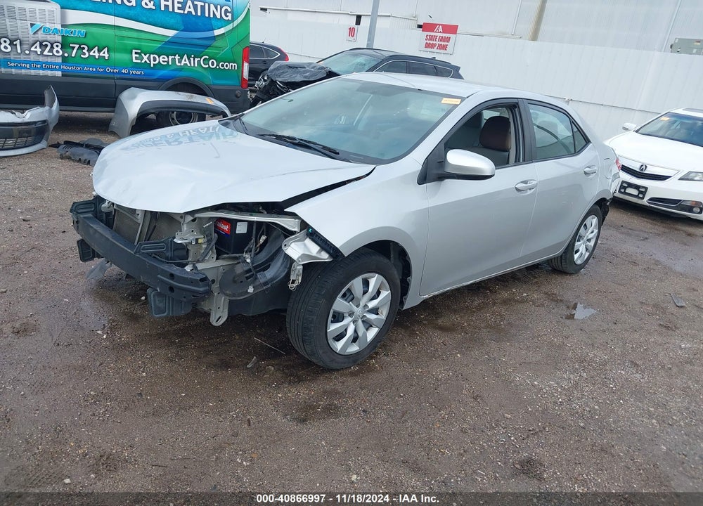 2016 TOYOTA COROLLA LE VIN: 5YFBURHE5GP536878