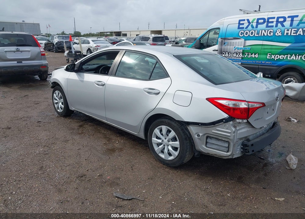 2016 TOYOTA COROLLA LE VIN: 5YFBURHE5GP536878