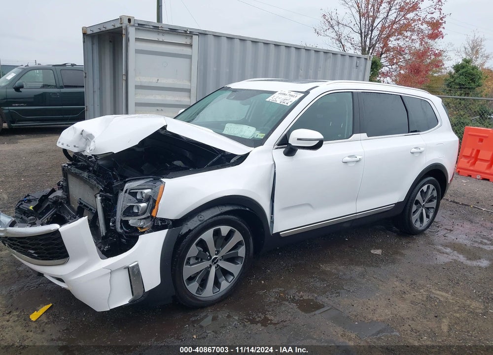 2022 KIA TELLURIDE EX VIN: 5XYP3DHC6NG277555