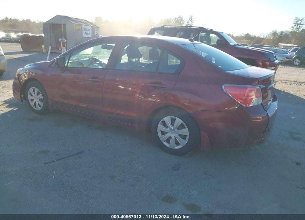 2012 SUBARU IMPREZA 2.0I VIN: JF1GJAA6XCG003994