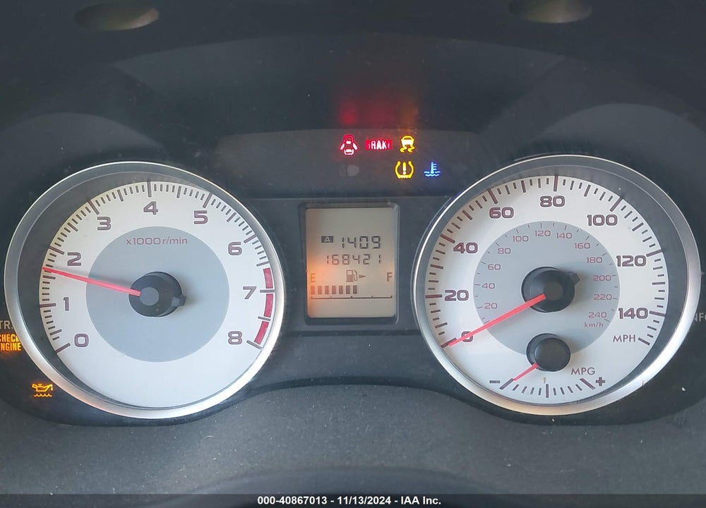 2012 SUBARU IMPREZA 2.0I VIN: JF1GJAA6XCG003994
