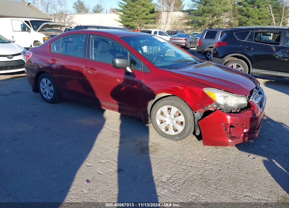 2012 SUBARU IMPREZA 2.0I VIN: JF1GJAA6XCG003994