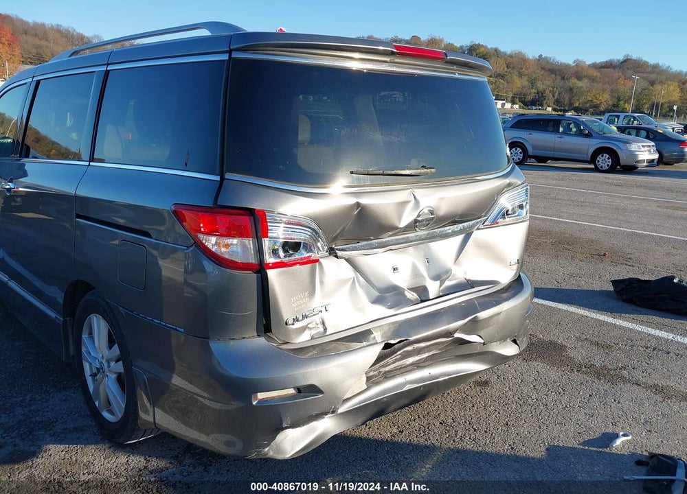 2015 NISSAN QUEST PLATINUM/S/SL/SV VIN: JN8AE2KP6F9126612