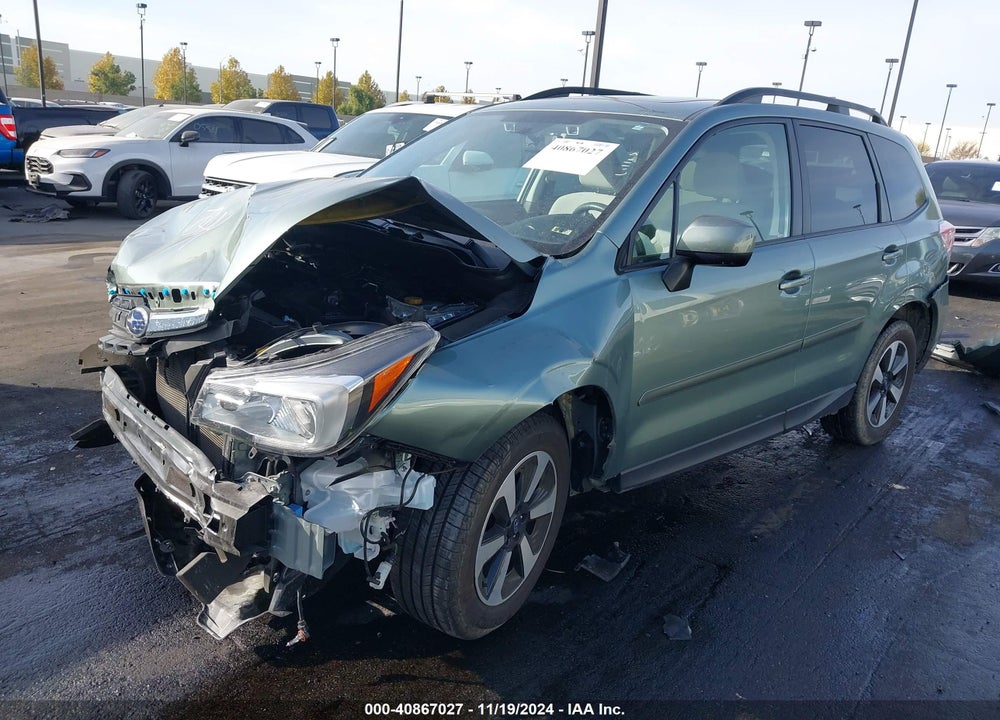 2018 SUBARU FORESTER 2.5I PREMIUM VIN: JF2SJAGC6JH582735