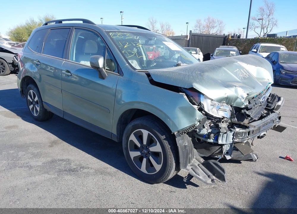 2018 SUBARU FORESTER 2.5I PREMIUM VIN: JF2SJAGC6JH582735