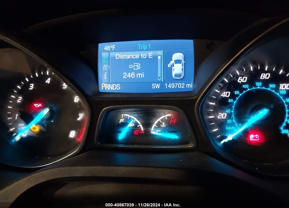 2014 FORD ESCAPE SE VIN: 1FMCU9G98EUB90782