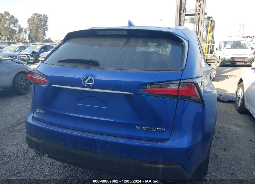 2016 LEXUS NX 200T F SPORT VIN: JTJYARBZ8G2031332