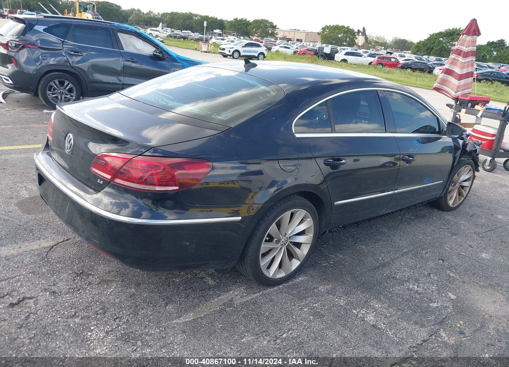 2013 VOLKSWAGEN CC 3.6L VR6 LUX VIN: WVWHU7AN8DE500443