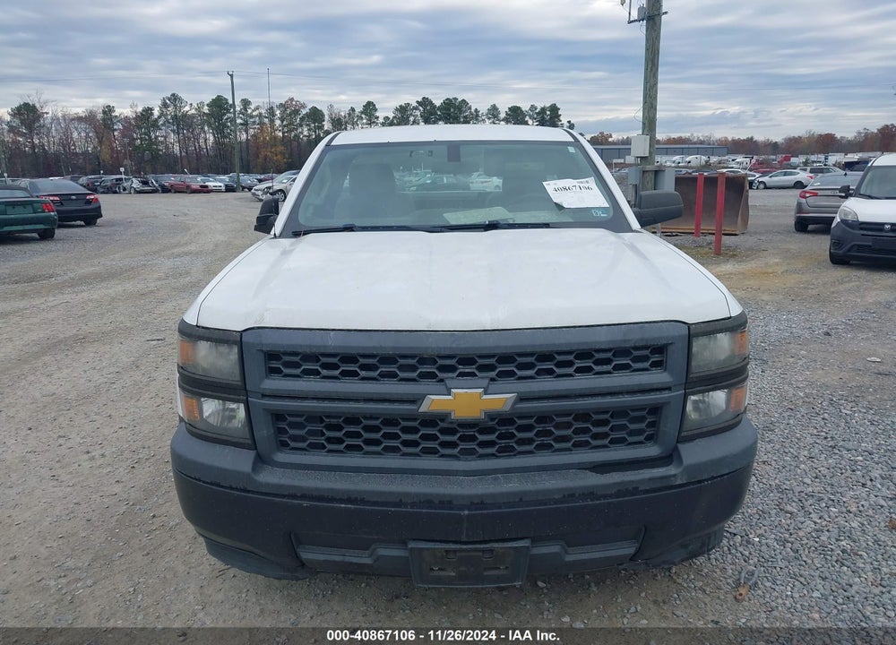 2014 CHEVROLET SILVERADO 1500 WORK TRUCK 1WT VIN: 1GCNCPEH2EZ283654