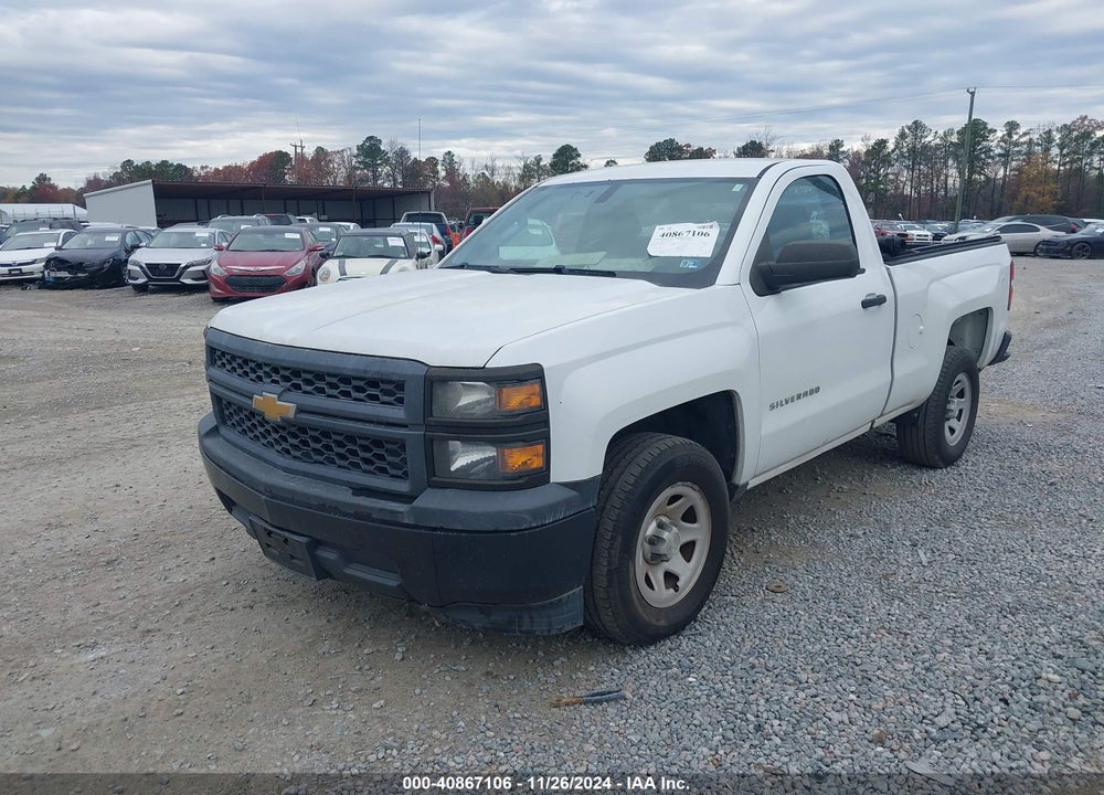 2014 CHEVROLET SILVERADO 1500 WORK TRUCK 1WT VIN: 1GCNCPEH2EZ283654