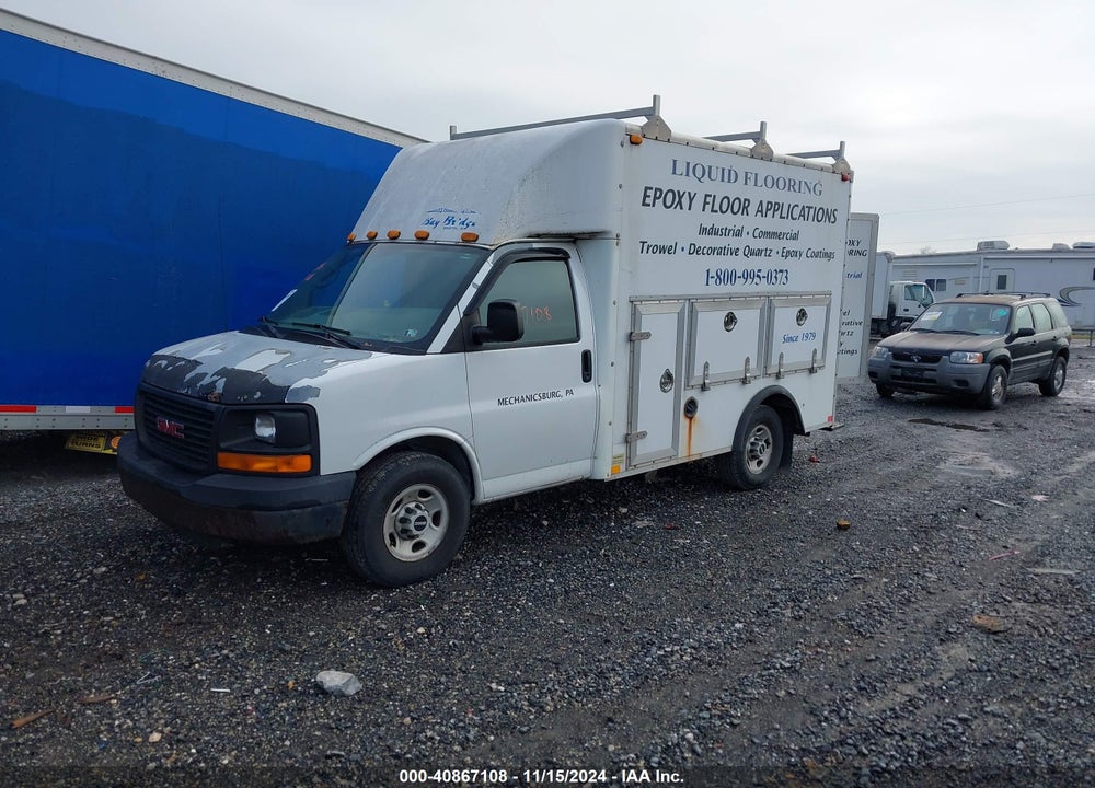 2008 GMC SAVANA CUTAWAY WORK VAN VIN: 1GDHG31K781141617
