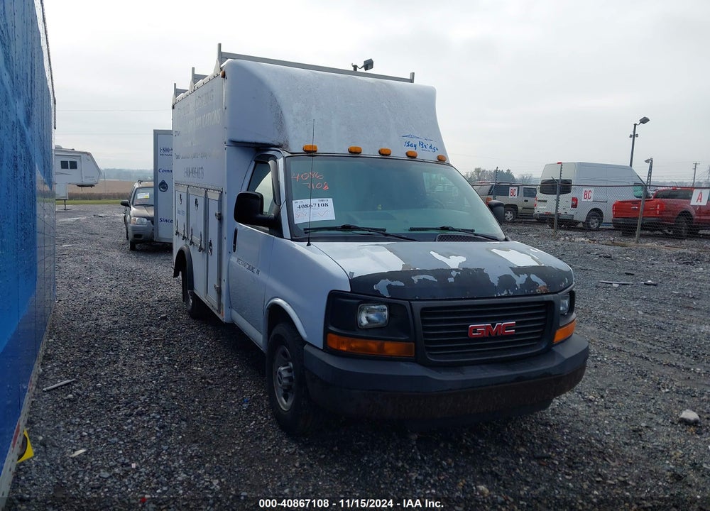 2008 GMC SAVANA CUTAWAY WORK VAN VIN: 1GDHG31K781141617