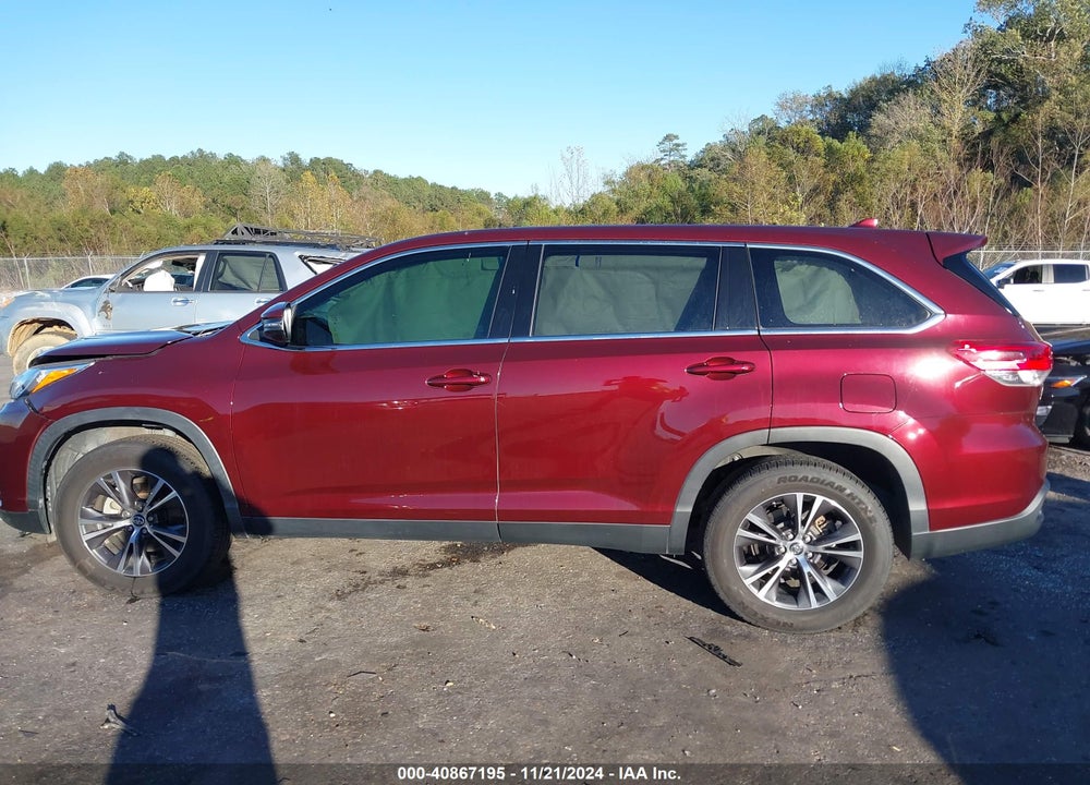 2019 TOYOTA HIGHLANDER LE PLUS VIN: 5TDZZRFH3KS343528