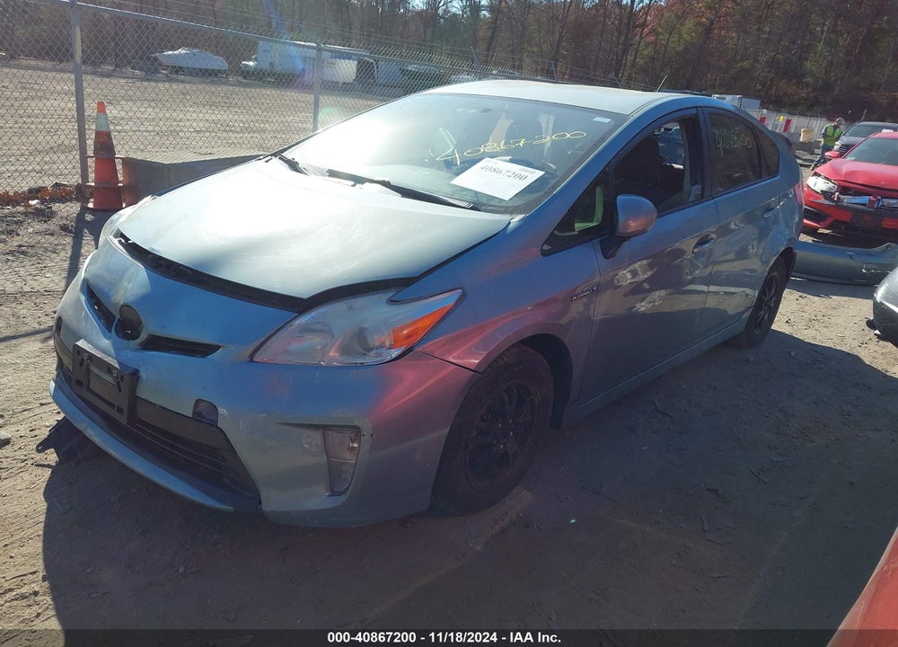 2014 TOYOTA PRIUS TWO VIN: JTDKN3DUXE1763069