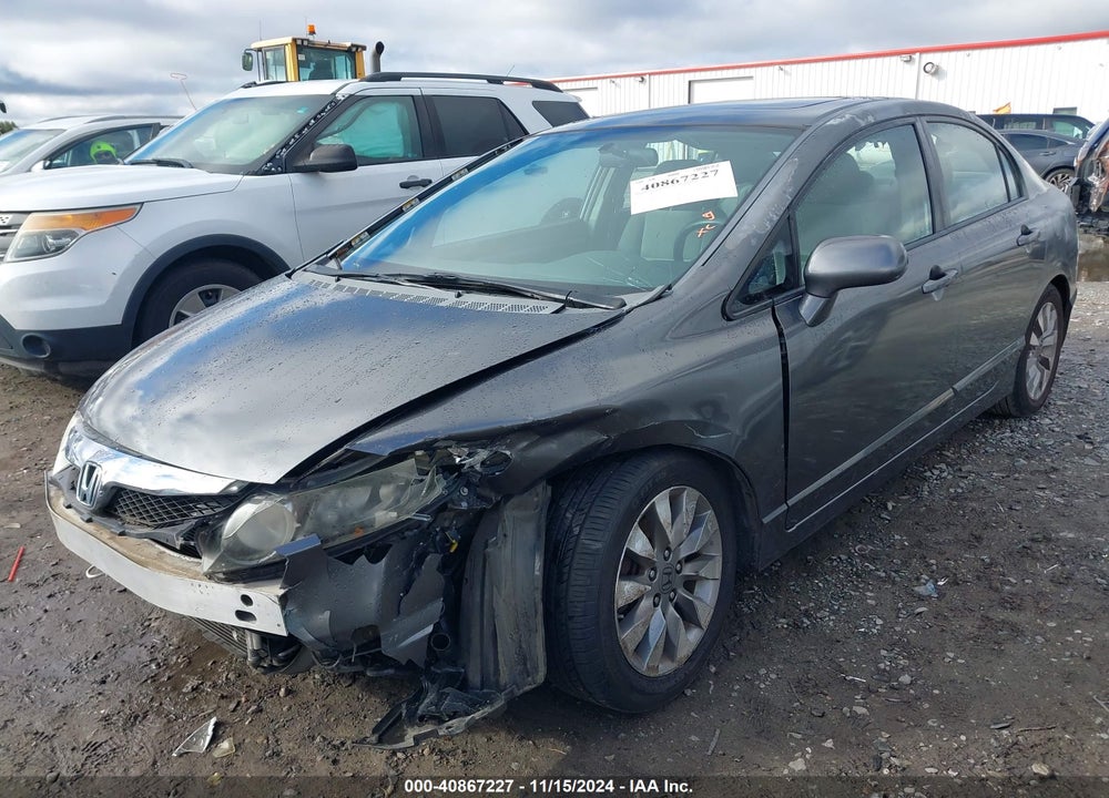 2010 HONDA CIVIC EX VIN: 2HGFA1F81AH525433