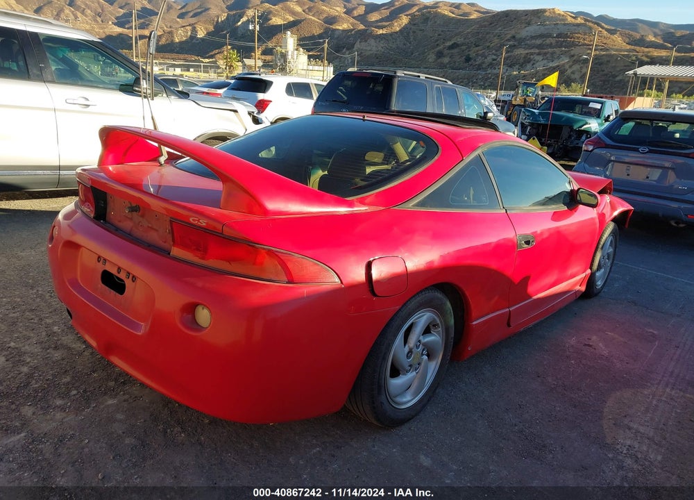 1999 MITSUBISHI ECLIPSE GS VIN: 4A3AK44Y5XE017103