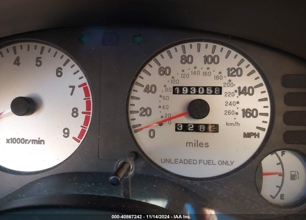 1999 MITSUBISHI ECLIPSE GS VIN: 4A3AK44Y5XE017103