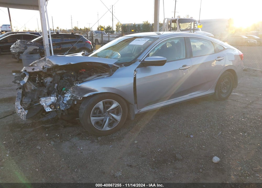 2020 HONDA CIVIC LX VIN: 19XFC2F66LE207870