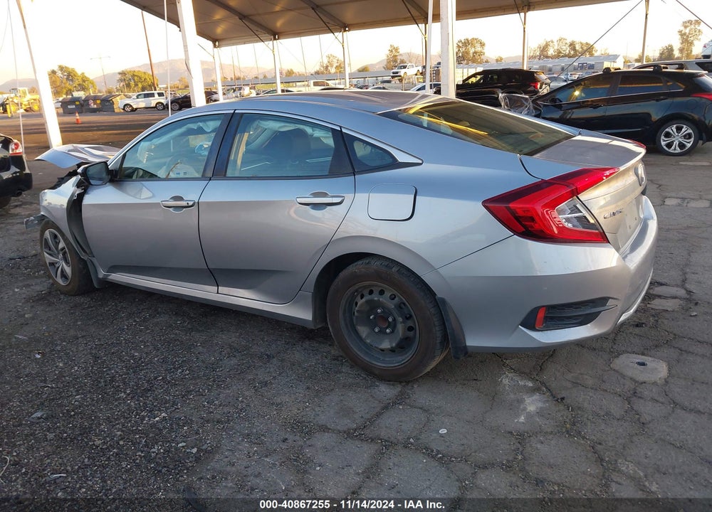 2020 HONDA CIVIC LX VIN: 19XFC2F66LE207870