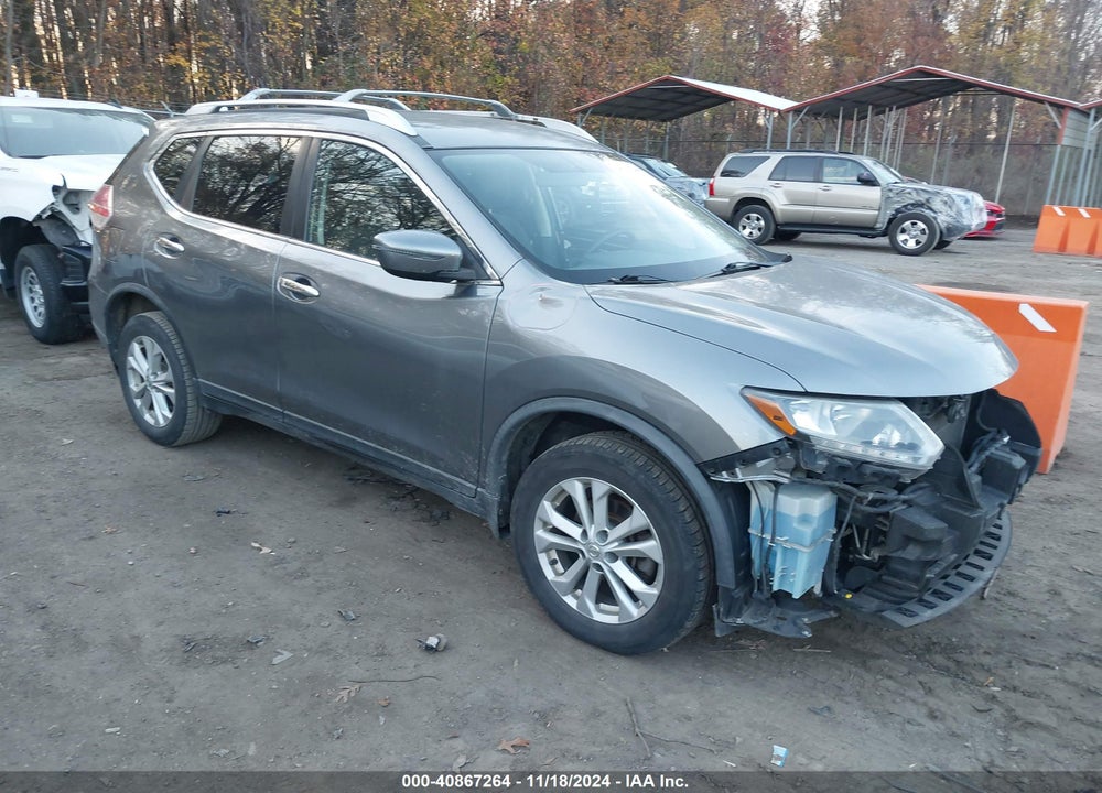 2016 NISSAN ROGUE SV VIN: KNMAT2MV5GP672411