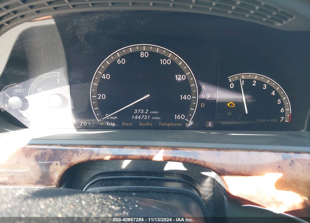 2007 MERCEDES-BENZ S CLASS VIN: WDDNG71X27A044145