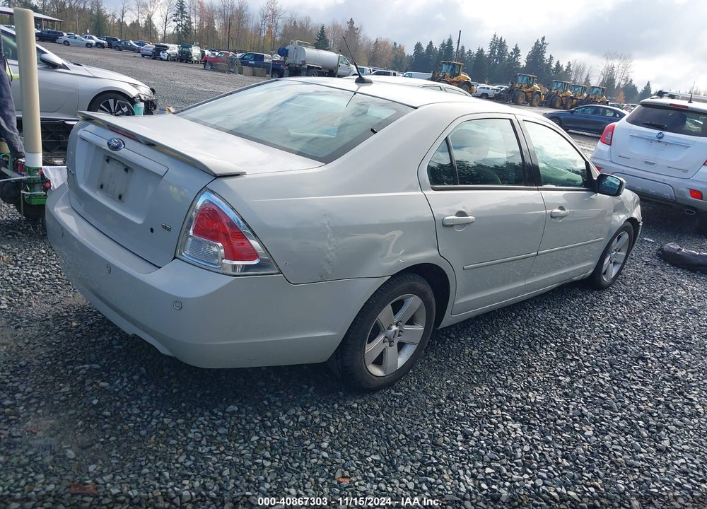 2008 FORD FUSION SE VIN: 3FAHP07ZX8R166580