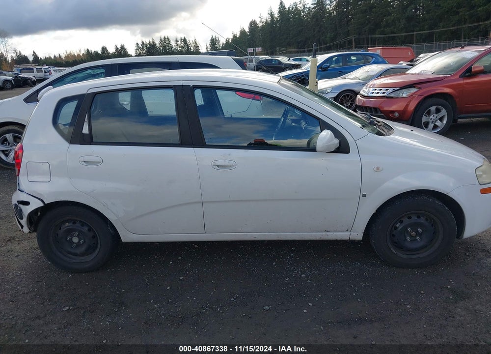 2008 CHEVROLET AVEO 5 LS VIN: KL1TD66628B249018