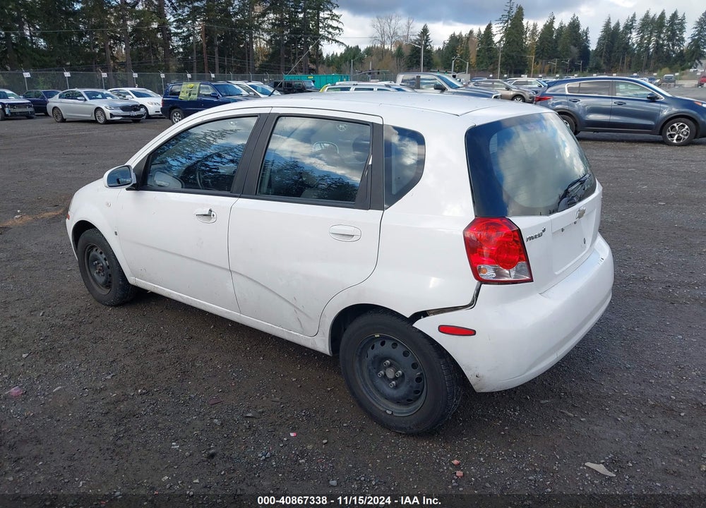 2008 CHEVROLET AVEO 5 LS VIN: KL1TD66628B249018