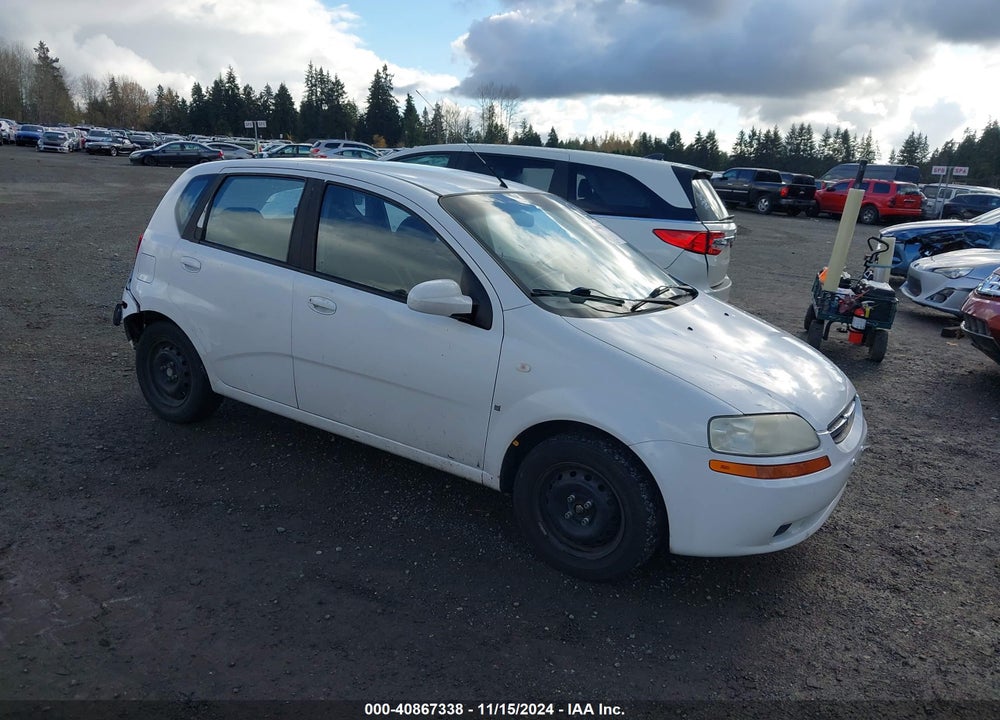 2008 CHEVROLET AVEO 5 LS VIN: KL1TD66628B249018