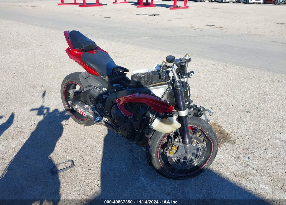 2013 YAMAHA YZFR6 VIN: JYARJ16EXDA029112