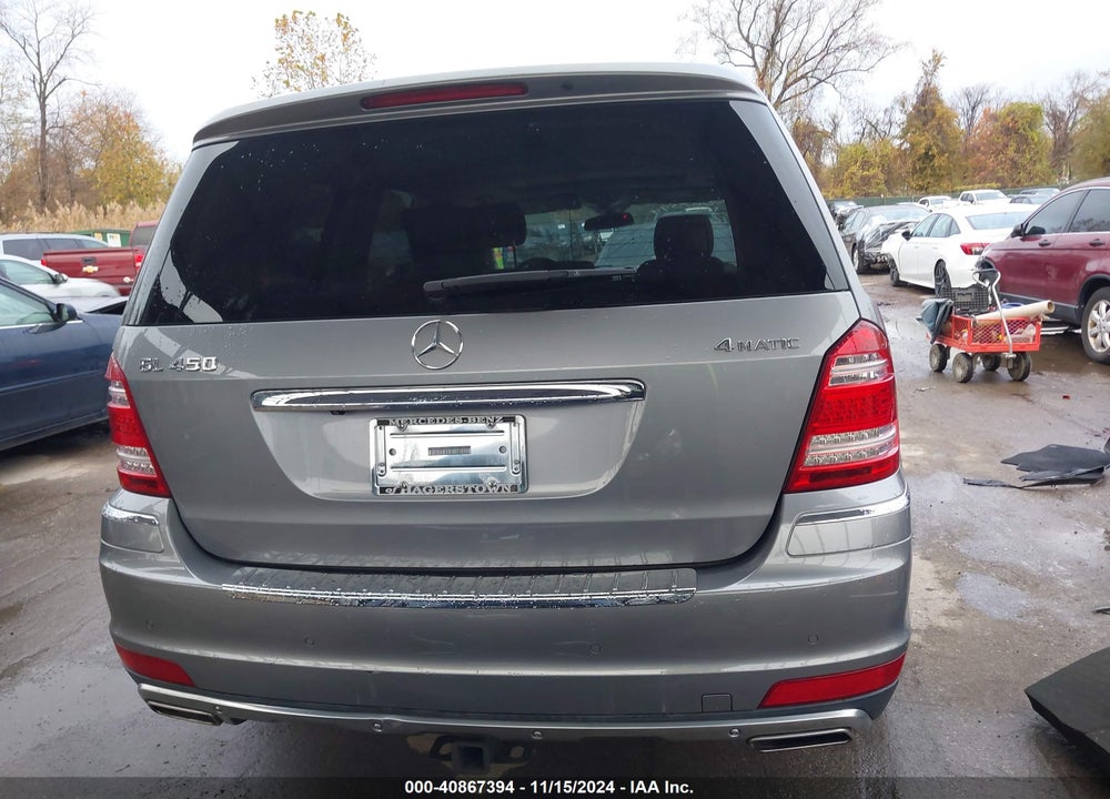 2012 MERCEDES-BENZ GL 450 4MATIC VIN: 4JGBF7BE0CA793285