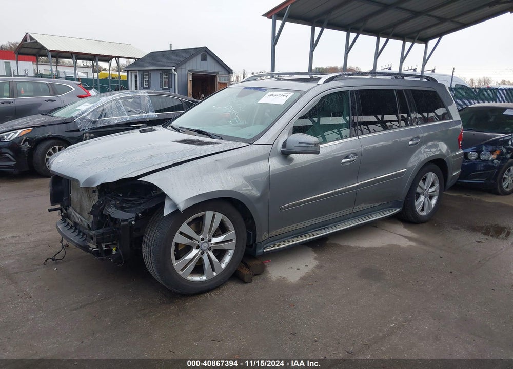 2012 MERCEDES-BENZ GL 450 4MATIC VIN: 4JGBF7BE0CA793285