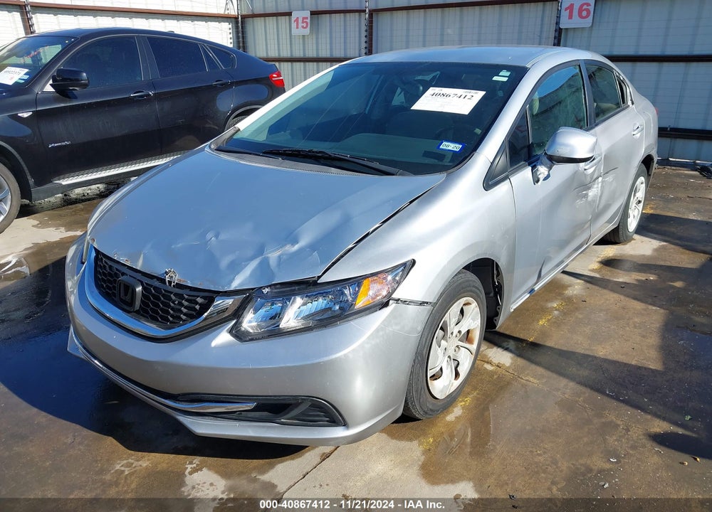 2013 HONDA CIVIC LX VIN: 2HGFB2F58DH546440