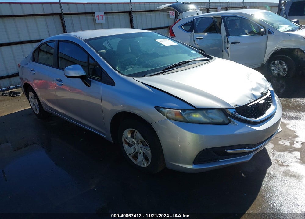 2013 HONDA CIVIC LX VIN: 2HGFB2F58DH546440