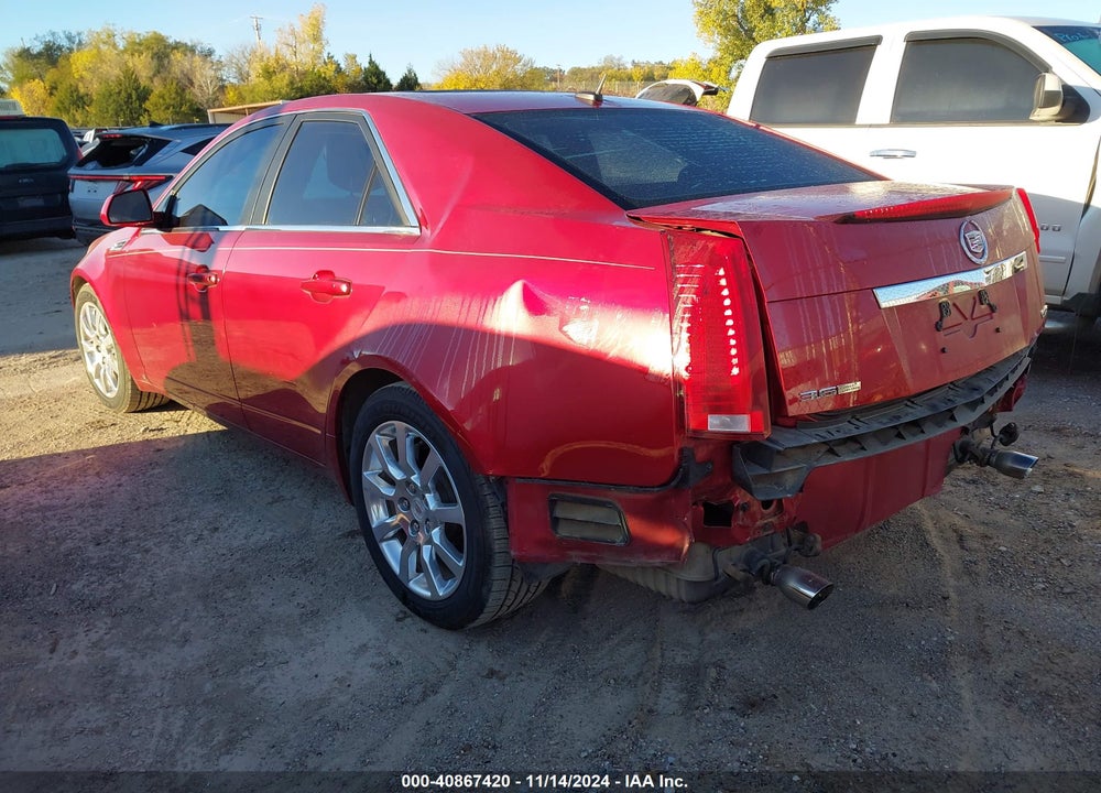 2008 CADILLAC CTS STANDARD VIN: 1G6DR57V380195127