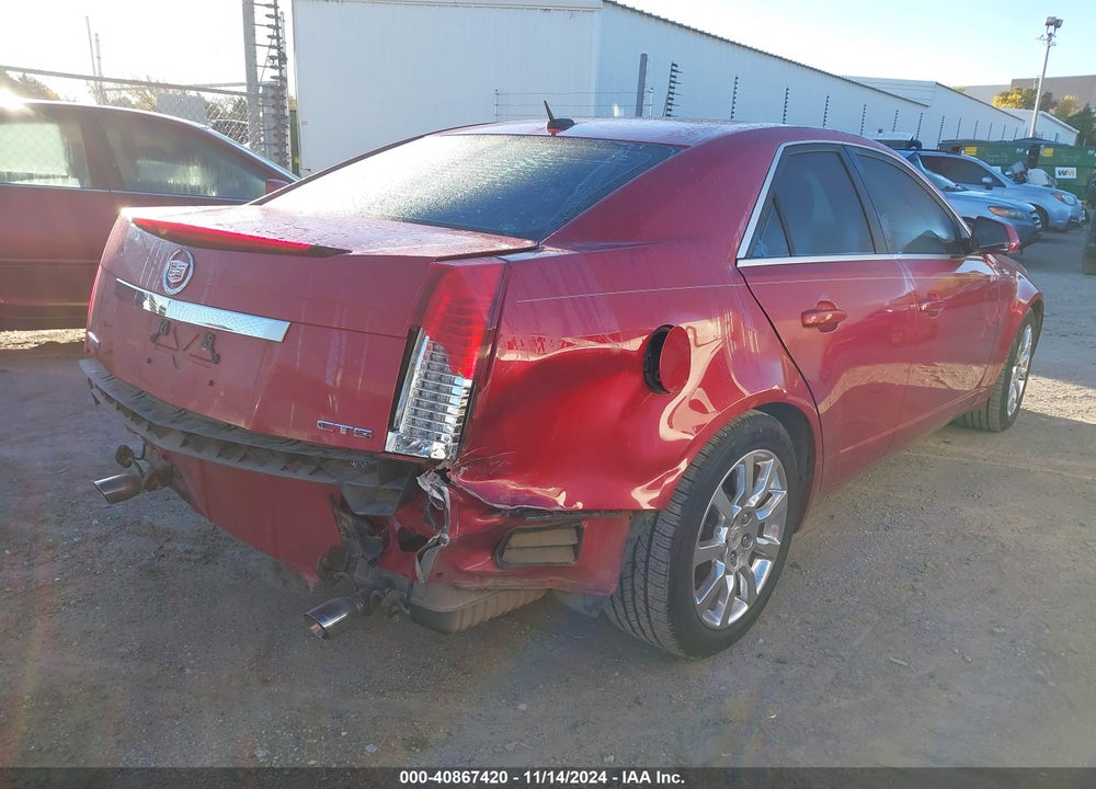 2008 CADILLAC CTS STANDARD VIN: 1G6DR57V380195127