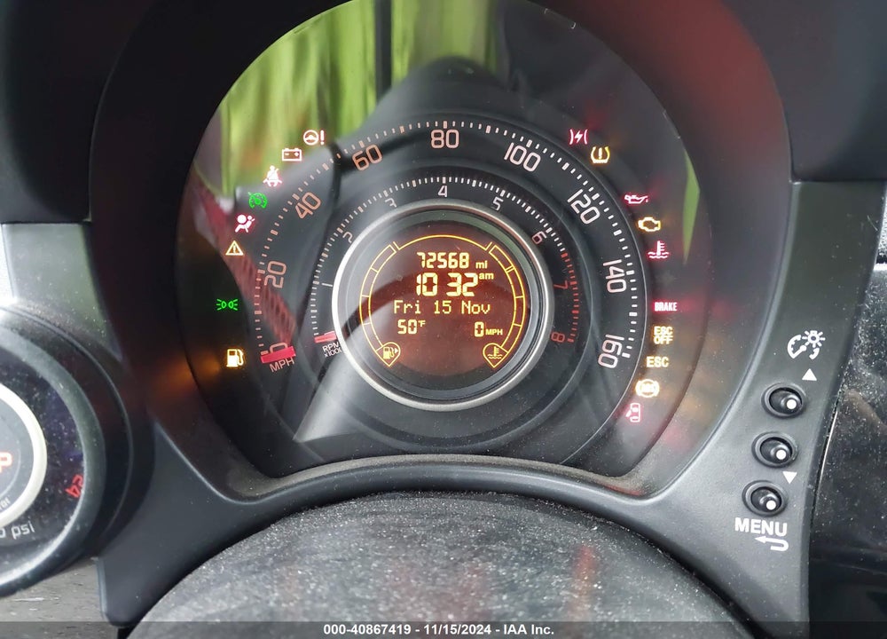 2013 FIAT 500C ABARTH VIN: 3C3CFFJH8DT646550
