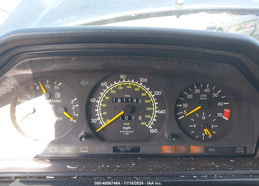 1994 MERCEDES-BENZ E 320 VIN: WDBEA66E8RC071966
