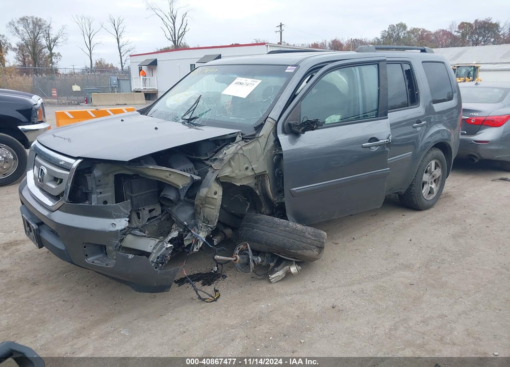 2011 HONDA PILOT EX-L VIN: 5FNYF4H76BB023779